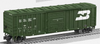 Case of 3 Lionel  "Standard O"  BN 50' box car, 3 rail
