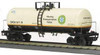 MTH Premier BNSF Tank Car (green and cream), 3 rail