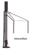 Atlas O  Unlettered black  diesel fuel pad sanding tower
