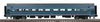 Atlas O Premier Amfleet Phase 6, 50th aniv. coach car, 2 rail , 