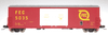 Atlas O FEC  53'  Double Plug door  box car, 3 rail or 2 rail