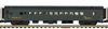 MTH Premier Conrail (pullman green/gold)  5 car streamlined  (smooth side)  passenger set, 3 rail