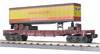 MTH Railking Union Pacific  Flat Car with UP Trailer, 3 rail