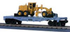 MTH Railking  Flat Car w/Ertl Road Grader, 3 rail