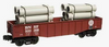 Mix and match  4 Industrial Rail  (semi-scale. 027 size)  freight cars with diecast trucks/couplers  (4 cars for 79.95)