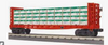 MTH Railking  semi scale SOO bulkhead flat car w/wrapped lumber  load, 3 rail