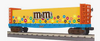 Railking  semi scale M&M's   bulkhead flat car, 3 rail