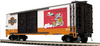 MTH Premier Harley Davidson 50' double door Box Car (1930) , 3 rail (beat up box)