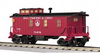 MTH Railking (semi-scale)  B&O  woodside caboose,  3 rail