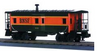 MTH Rail King (semi-scale) BNSF  Bay Window Caboose , 3 rail, Like  New Condition
