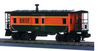 MTH Rail King (semi-scale) BNSF  Bay Window Caboose , 3 rail, LIKE NEW CONDITION