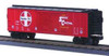 MTH Rail King Santa Fe (shock control red) Box car, 3 rail