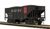 Pre order MTH Premier 6 car set of Reading  (speed letters)   2 bay fishbelly  hopper cars,  3 rail