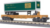 MTH Rail King Maine Central Flat Car with Trailer, 3 rail