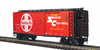 Pre-order for Atlas O Santa Fe 40' (1950's/60's)  box car car w 8' door.