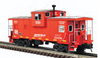 Pre-order for Atlas O BNSF command Center extended vision  Caboose, 3 rail or 2 rail