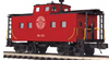 Atlas O WM Northeastern Style  Caboose, 3 rail or 2 rail