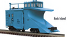 Pre-order for Atlas O Premier Rock Island Russell snow plow, 3 rail