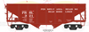 Pre order for PDT special run MTH Premier  PRSL  2 bay fishbelly  sand hopper car 2 rail