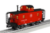 Lionel O  DT&I  N6b style   wood caboose,  3 rail