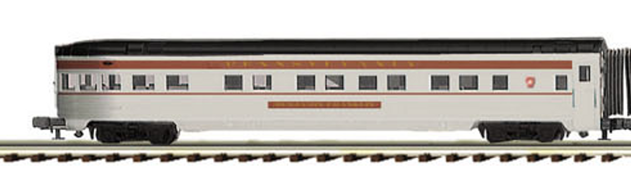MTH Premier PRR Congressional   5 car streamlined  (ribbed side)  passenger set, 3 rail