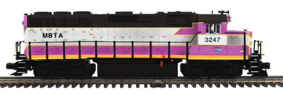 Atlas O Premier  MBTA  GP 40  , 3 rail, P3.0