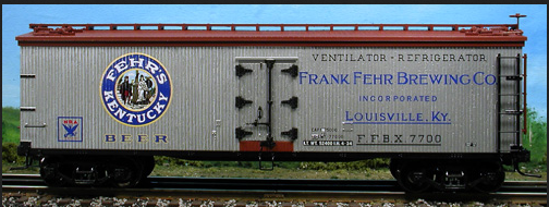 Atlas O Special Run Fehr's  Brewing  40' Wood Reefer