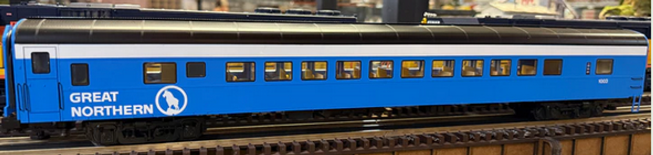 Lionel  GN   streamlined coach car from Amtrak "rainbow"  passenger car set, 3 rail...NO INDIVIDUAL BOX