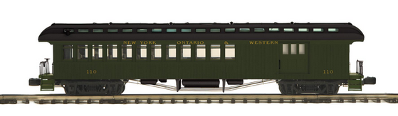 Pre-order for PDT exclusive MTH Premier NYO&W  64' woodside combine passenger car, 3 rail 