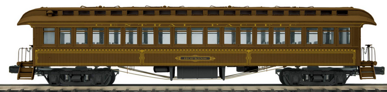 Pre-order for MTH Premier Central Pacific 1890's style wood 64' passenger  coach car...3 rail