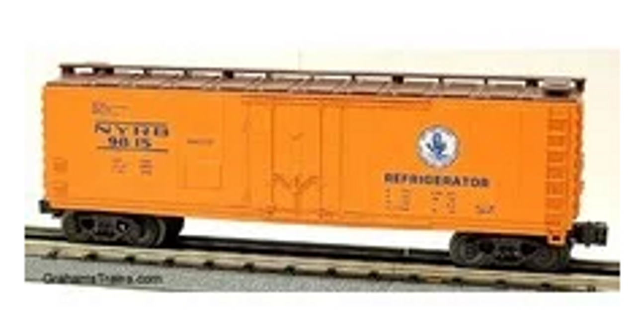 Lionel  "Standard O" NYC 40' steel piug door reefer, 3 rail