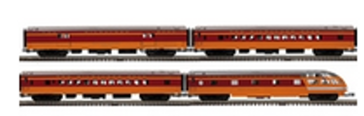 Pre-order for Atlas O Premier MILW  4 car streamlined passenger set, 3 rail
