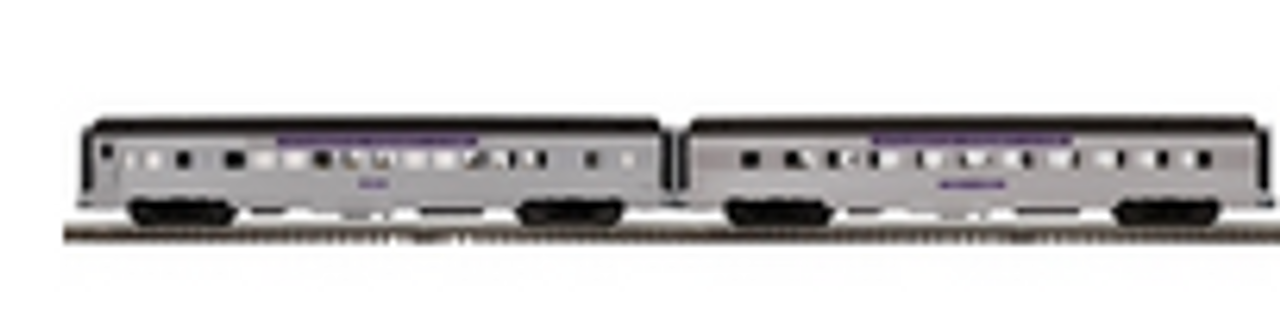 Pre-order for Atlas O Premier ACL 2 car streamlined passenger set, 3 rail