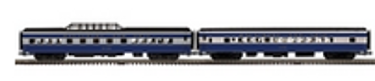 Pre-order for Atlas O Premier B&O 2 car streamlined passenger set #1, 3 rail