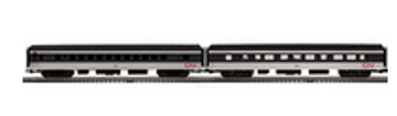 Pre-order for Atlas O Premier CN 2 car streamlined passenger set , 3 rail
