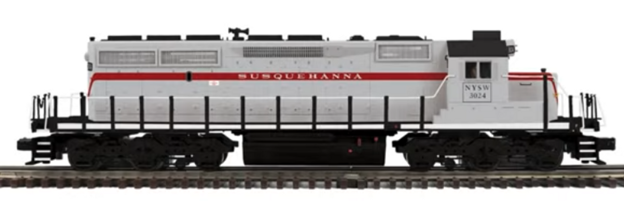 Pre-order for Atlas O Premier  NYSW (silver/maroon) SD40-2 , 3 rail or 2 rail