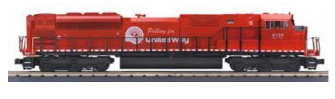 MTH Premier  CP (United way) SD90MAC  3 rail, Proto 2.0