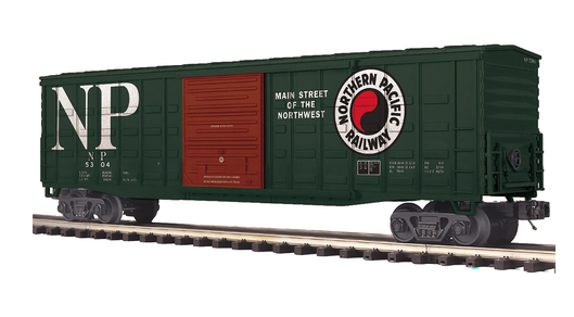 PDT exclusive  MTH Premier NP  50' waffle side box car, 3 rail 