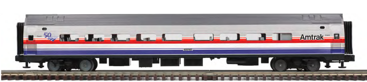 Atlas O Premier Amfleet Phase 3, 50th aniv. coach car, 3 rail