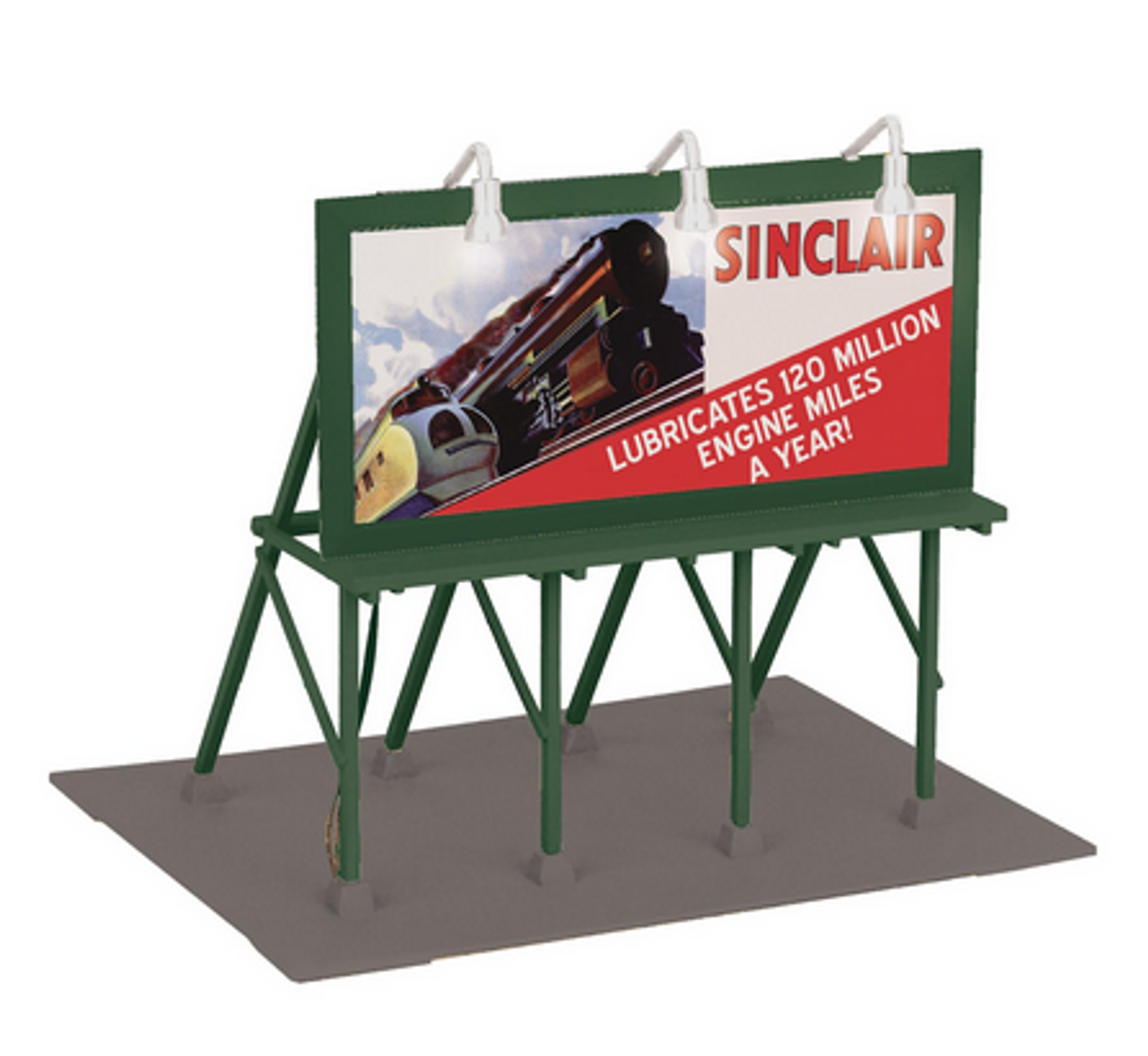 Pre Order For MTH O gauge Sinclair Lubricants  Lighted Billboard