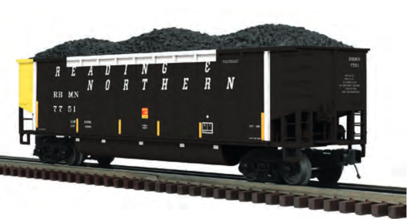 Pre-order for Atlas O Premier (fmr MTH) R&N bathtub gondola, 4 pack, 3 rail or 2 rail