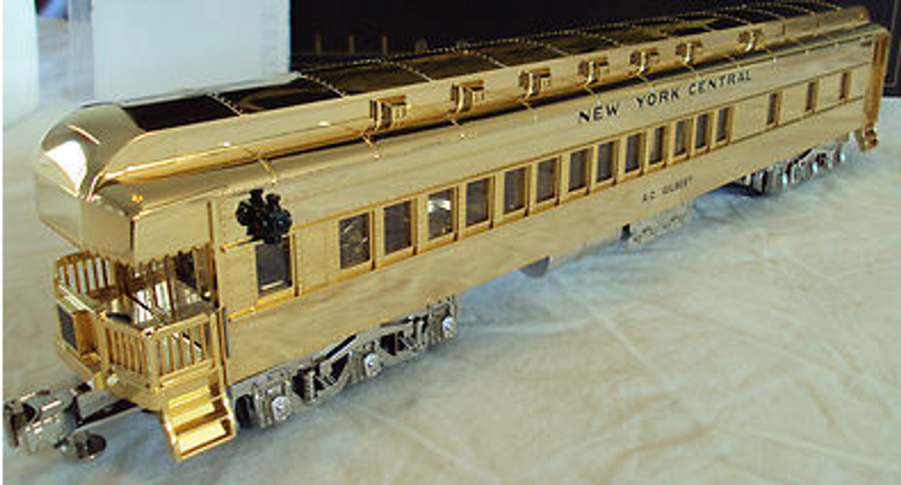 MTH Premier  NYC Millennium gold plated  70' Heavyweight  5 car passenger set, 3rail MTH Premier  NYC Millennium gold plated  70' Heavyweight  5 car passenger set, 3rail
