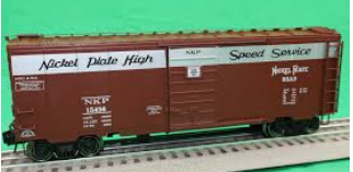 Weaver NKP 40' PS-1 box car, 3 rail or 2 rail