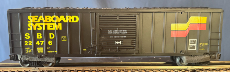 Weaver Seaboard system  50' ACF  box car, 3 rail or 2 rail
