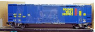 Weaver Golden West  50' ACF  box car, 3 rail or 2 rail