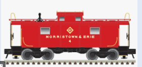 Pre-order for PDT exclusive MTH Railking Scale  M&E Center Cupola  Northeastern style  Caboose, 3 rail