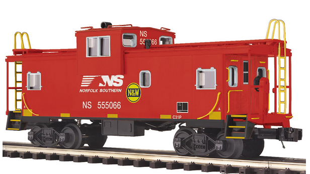 MTH Premier NS  extended vision caboose (N&W decal), 3 rail