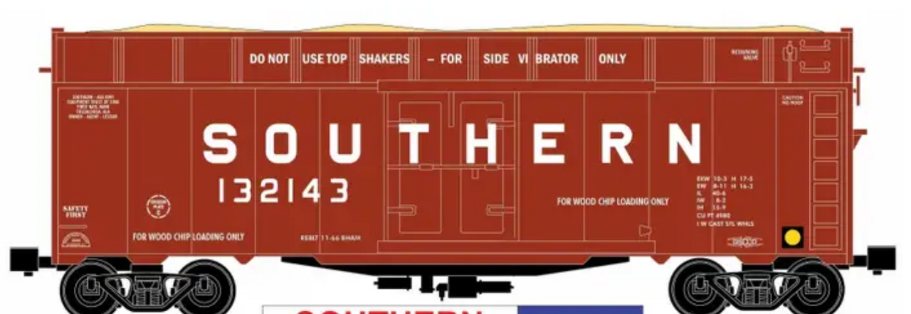 RMT Southern Woodchip Car, 3 rail