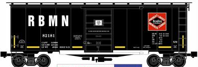 Pre-order for RMT Reading & Northern   40' steel box car , 3 rail.