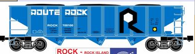 Pre-order for RMT RI 3 bay 70-ton hopper car , 3 rail.